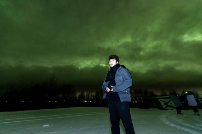 Under the aurora