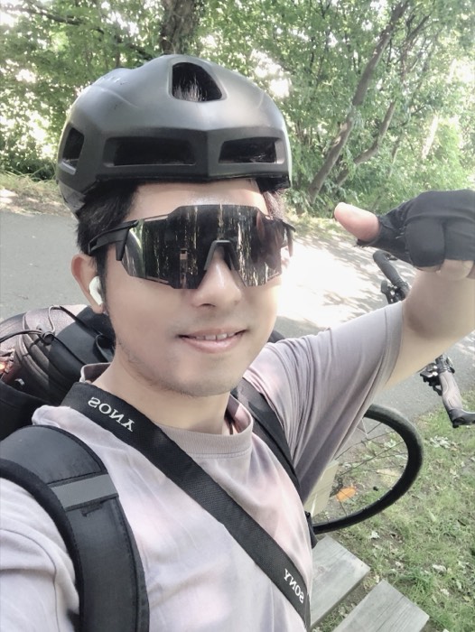 On the bike